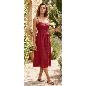 Reformation | Dresses | Nwot Reformation Danna Linen Mini Dress Sz Xs  Oatmeal | Poshmark